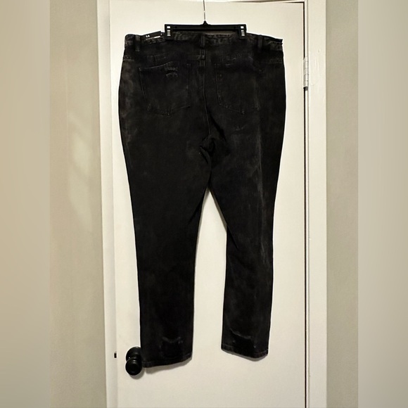 NWT Fashion Nova Lola Destructured Jeans black size 14 - Picture 5 of 10